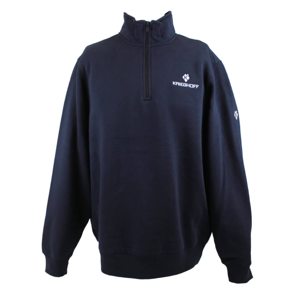 Krieghoff 1/4 Zip Sweatshirt, Navy Blue